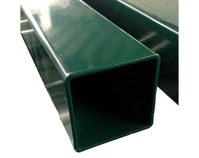Столб из чёрного металла с полимерным покрытием 60х40х2500 (толщина стенки: 1,5) - фото - 1
